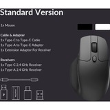 Keychron M6 Wireless, Gaming-Maus weiß, PixArt 3395 (1K Polling-Rate)