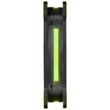 Thermaltake Riing 14 LED Green 140x140x25, Gehäuselüfter schwarz/grün, 140 mm