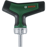 Bosch Heimwerken & Garten Bit-Ratschenschraubendreher T-Griff grün/schwarz, Drehmoment bis 46 Nm