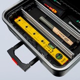 KNIPEX Werkzeugkoffer "BIG Twin Move" Elektro, 63-teilig, Werkzeug-Set schwarz, mit Werkzeug-Sortiment für Elektriker