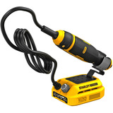 Stanley Akku-Minischleifer/Gravierer (SFMCE030B-XJ), 18Volt, Multifunktions-Werkzeug schwarz/gelb, ohne Akku und Ladegerät, mit Zubehör-Set