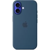 Apple Silikon Case mit MagSafe, Handyhülle dunkelblau, iPhone 16