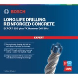 Bosch Professional EXPERT Hammerbohrer SDS-plus-7X, Ø 5mm, 10 Stück Arbeitslänge 100mm