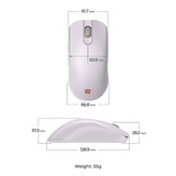 Zowie FK1-DW, Gaming-Maus weiß, Größe L