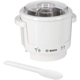 Bosch Home Eisbereiter-Aufsatz MUZ4EB1, Eismaschine weiß, für Küchenmaschine MUM4