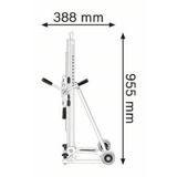 Bosch Professional Bohrständer GCR 350 Professional, Halterung blau