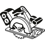Bosch Professional PRO Wood cordless Kreissägeblatt, Ø 165mm, 48Z Bohrung 30mm, für Akku-Handkreissägen