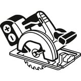 Bosch Professional PRO Wood cordless Kreissägeblatt, Ø 184mm, 48Z Bohrung 16mm, für Akku-Handkreissägen