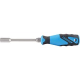 GEDORE Steckschlüssel mit 3K-Griff 6-kant, 13mm blau/schwarz, mit Antriebs-Sechskant