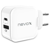 Nevox USB PD Type C + QC3.0, Ladegerät weiß