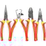 Stanley Zangen-Set VDE FATMAX, 4-teilig gelb/schwarz, Kombizange, Seitenschneider, Abisolierzange, Spitzzange