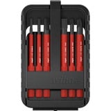Wiha Bit-Satz slimBit electric, Schlitz rot, 7-teilig