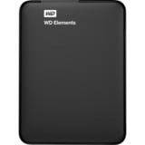 WD Elements Portable 2 TB, Externe Festplatte schwarz, Micro-USB-B 3.2 Gen 1 (5 Gbit/s)