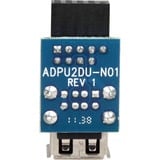 DeLOCK USB 2.0 Adapter, 9 Pin Header > 2x USB-A Buchse nach oben, übereinander