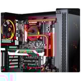 Thermaltake Pacific G1/4 PETG Tube 45-Degree compression 12mm OD, Anschlüsse schwarz, CL-W146-CU00BL-A