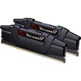 G.Skill DIMM 16 GB DDR4-3600 (2x 8 GB) Dual-Kit, Arbeitsspeicher schwarz, F4-3600C18D-16GVK, Ripjaws V, INTEL XMP