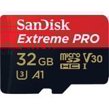 SanDisk Extreme PRO microSDHC 32 GB, Speicherkarte UHS-I U3, Class 10, V30, A1