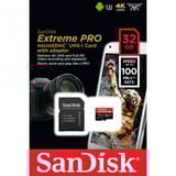 SanDisk Extreme PRO microSDHC 32 GB, Speicherkarte UHS-I U3, Class 10, V30, A1