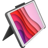 Logitech Combo Touch, Tastatur grau, DE-Layout, Scherenmechanik, für iPad 9./8. /7. Generation
