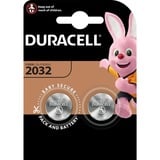Duracell Typ 2032 Lithium Knopfbatterie schwarz, 2er Pack