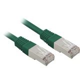 Sharkoon Patchkabel RJ45 Cat.5e FTP grün, 50 cm, Retail