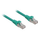 Sharkoon Patchkabel RJ45 Cat.6a SFTP grün, 3 Meter, LSOH (Halogenfrei)