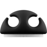 goobay Kabel Management 2-Slots (mini), Kabelführung schwarz, 6er-Set