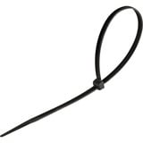 goobay Kabelbinder 200 x 3,5mm schwarz, 100 Stück, UV-beständig