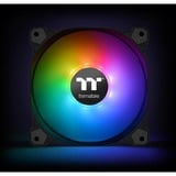 Thermaltake Pure Plus 12 RGB Radiator Fan TT Premium Edition, Gehäuselüfter schwarz, 3er Set, 1x Controller, 120 mm