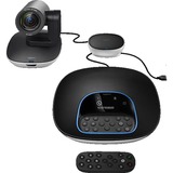 Logitech GROUP, Webcam schwarz/silber