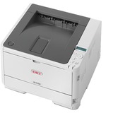 OKI B432dn, LED-Drucker hellgrau, USB, LAN, Duplex (Druck)