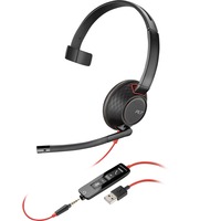 Poly Poly Blackwire 5210, Headset schwarz, Mono, USB-A