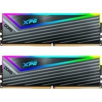 ADATA DIMM 32 GB DDR5-6000 (2x 16 GB) Dual-Kit, Arbeitsspeicher grau, AX5U6000C3016G-DCCARGY, XPG Caster RGB, INTEL XMP