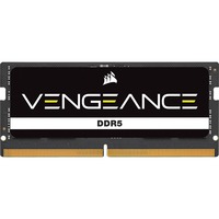 Corsair SO-DIMM 32 GB DDR5-5600 (1x 32 GB), Arbeitsspeicher schwarz, CMSX32GX5M1A5600C48, Vengeance