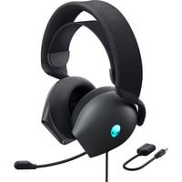 Dell Alienware AW520H Dark Side of the Moon, Gaming-Headset schwarz, kabelgebundenes Gamingheadset (USB, 3,5 mm Stecker)