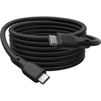 Digitus USB4 Gen 3x2 Silikon-Anschlusskabel USB-C > USB-C schwarz, 0,5 Meter, PD, Laden mit bis zu 240 Watt