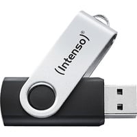 Intenso Office Line 128 GB, USB-Stick silber/schwarz, USB-A 3.2