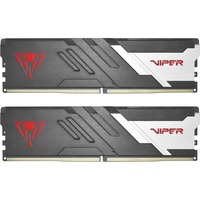 Patriot DIMM 16 GB DDR5-5600 (2x 8 GB) Dual-Kit, Arbeitsspeicher schwarz/weiß, PVV516G560C40K, Viper Venom, INTEL XMP