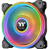 Thermaltake Riing Quad 12 RGB Radiator Fan TT Premium Edition Single Fan Pack, Gehäuselüfter schwarz, Single Pack, ohne Controller