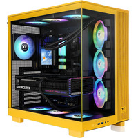 Thermaltake View 380 XL TG ARGB Bumblebee, Tower-Gehäuse dunkelgelb, Tempered Glass x 2