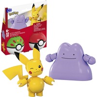 Mattel MEGA Pokémon 2er Pokéball Set - Pikachu und Ditto, Konstruktionsspielzeug