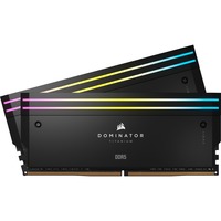 Corsair DIMM 32 GB DDR5-6600 (2x 16 GB) Dual-Kit, Arbeitsspeicher schwarz, CMP32GX5M2X6600C32, Dominator Titanium, INTEL XMP