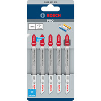 Bosch Stichsägeblatt T 101 A Clean for PC, 100mm 5 Stück