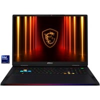 MSI Raider 18 HX AI A2XWJG-074, Gaming-Notebook schwarz, Intel® Core™ Ultra 9 285HX, NVIDIA GeForce RTX 5090, 64 GB DDR5, 4 TB (2 TB SSD & 2 TB SSD), Windows 11 Home