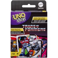 Mattel Games UNO Flip! Transformers Kartenspiel für Kinder und Familienabende