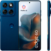 Motorola edge 60 512GB, Handy Gibraltar Sea, Android, Finish mit Canvas-Optik, 12 GB