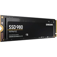 Samsung SSD 980 1 TB PCIe 3.0 x4, NVMe 1.4, M.2 2280, intern