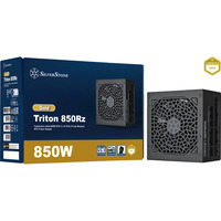 SilverStone Triton 850Rz, PC-Netzteil schwarz, 1x 12-Pin High Power GPU, 3x PCIe, Kabelmanagement, 850 Watt