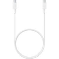 SAMSUNG USB 2.0 Kabel, USB-C Stecker > USB-C Stecker weiß, 1 Meter, Laden mit bis zu 60 Watt