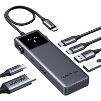 UGREEN Uno USB-C Hub CM888 6-in-1 , Dockingstation silber